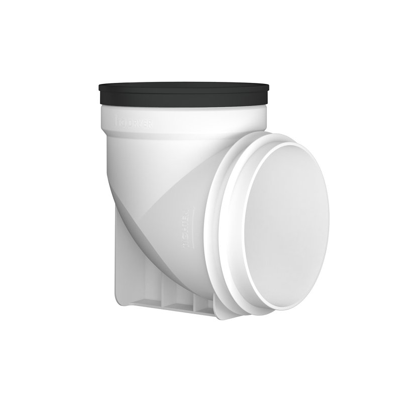 DRYER CONN ELBOW 90DEG WHT 4IN