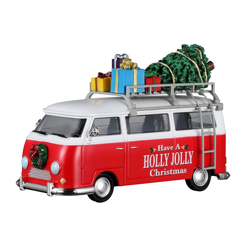 Lemax 43721 Christmas Decor, 3.07 in H, Christmas Van, Plastic