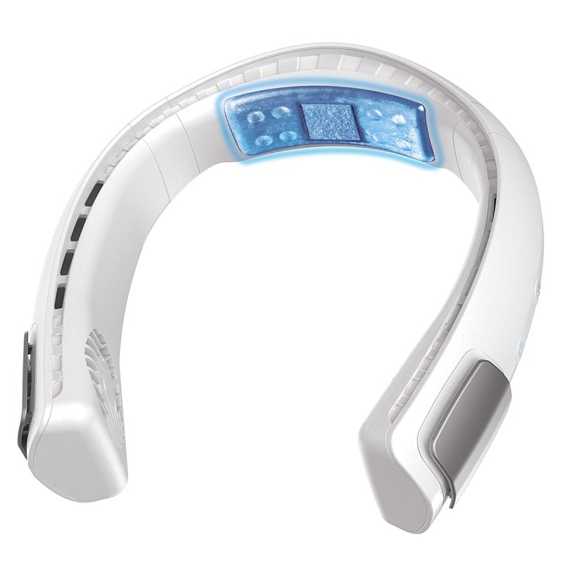 Arctic Air AAFRT-MC12/4 Personal Wearable Air Cooler, 3 V, 1 in Dia Blade, 3-Speed, 2 cfm Air, White