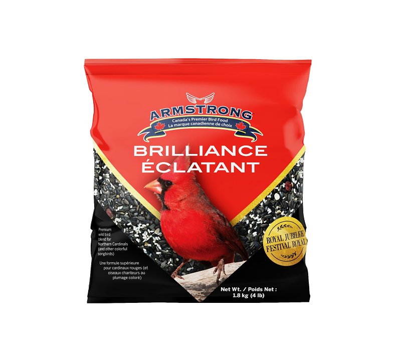 Armstrong Milling 300-944 Wild Bird Seed Blend, Brilliance, Granular, 1.8 kg Bag