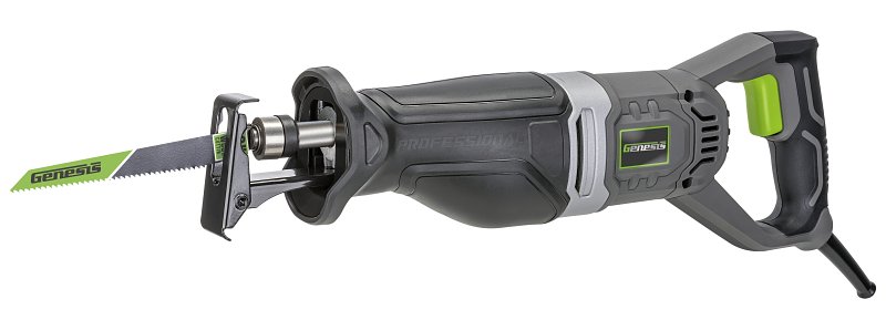 Genesis GRS101B Variable Speed Reciprocating Saw, 10 A, 1-1/8 in L Stroke, 0 to 3000 spm