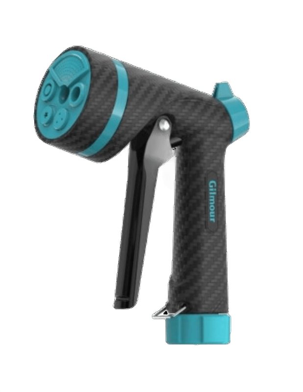 Gilmour Mfg 885102-1001 Extra Heavy-Duty Front Control Preset Nozzle, Swivel, Metal