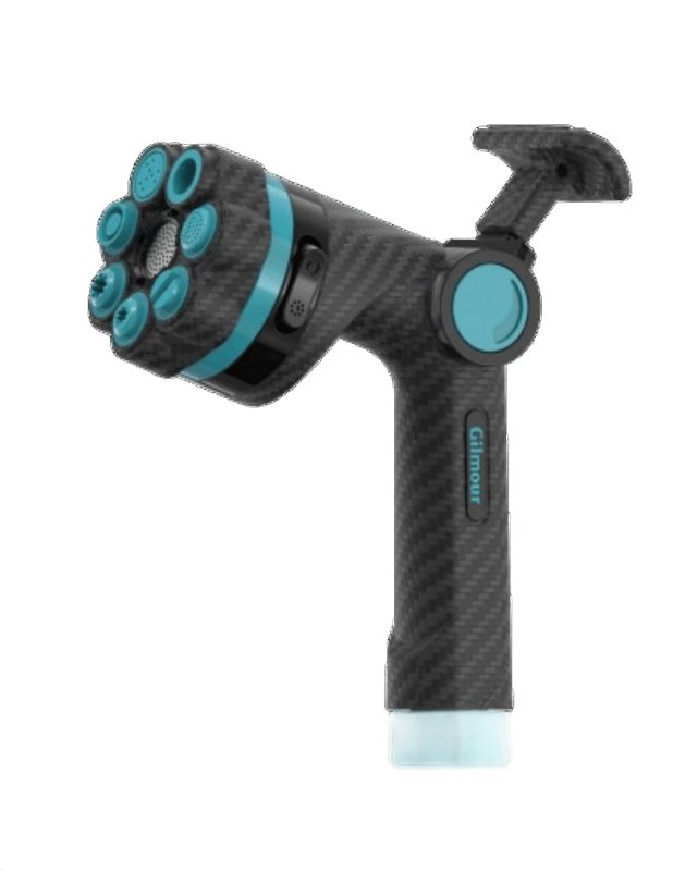 Gilmour Mfg 885114-1001 Extra Heavy-Duty Fireman's Preset Nozzle, Swivel, Metal/Plastic/Rubber