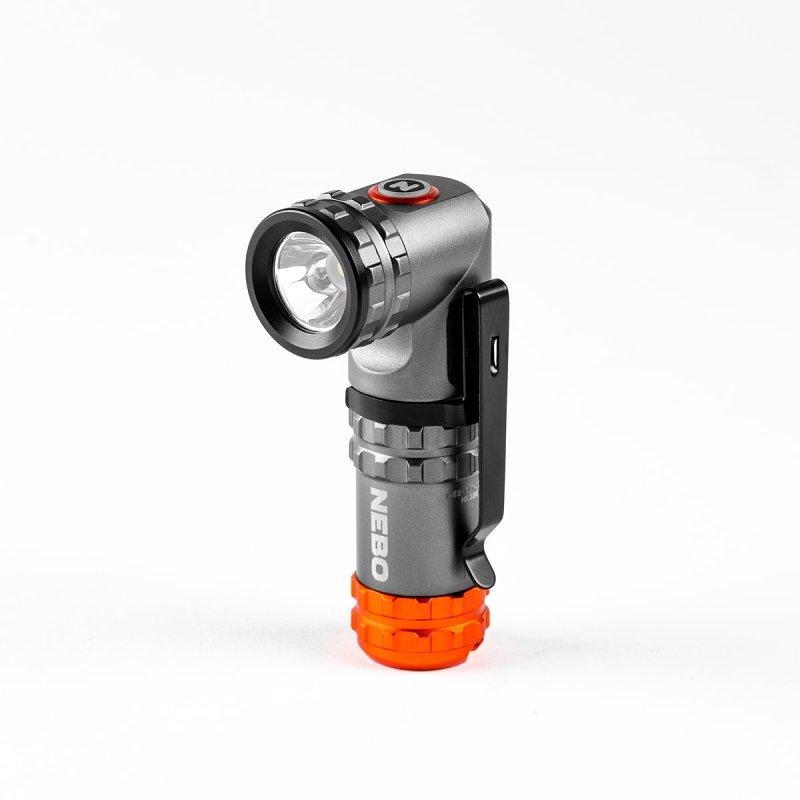 Nebo FRANKLIN NEB-FLT-1023 Flashlight, 700 mAh, Lithium-Ion, Rechargeable Battery, 240, 60, 600 Lumens, Black