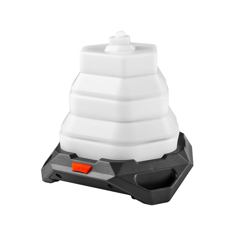 Nebo GALILEO NEB-LTN-1008 Lantern, Alkaline Battery, LED Lamp, 500 Lumens High, 250 Lumens Medium, 50 Lumens Low