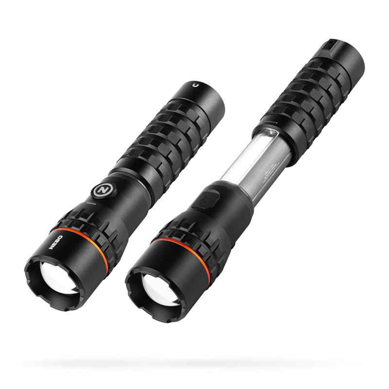 Nebo NEB-WLT-0032 Work Light Flashlight, 18650 Battery, Lithium-Ion Battery, LED Lamp, 1000 Lumens, 252 m Beam Distance
