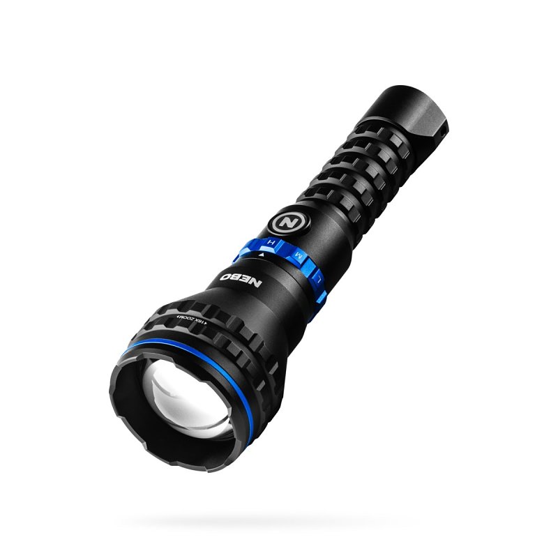 Nebo Luxtreme MZ60 Blueline Series NEB-FLT-0026 USB-C Rechargeable Flashlight, 4000 mAh, 21700 Battery, LED Lamp