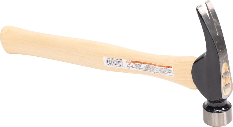 Dalluge 1600 Finishing Hammer, 16 oz Head, Smooth Head, Steel Head
