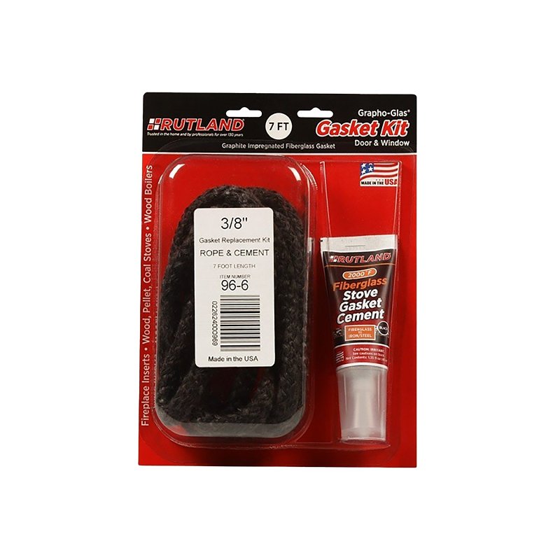 Rutland 96-6 Stove Gasket Kit, 10-1/2 in L, 7-3/4 in W
