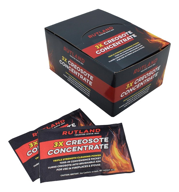 Rutland 97C20 Creosote Remover Concentrate, Solid, White, 50 g