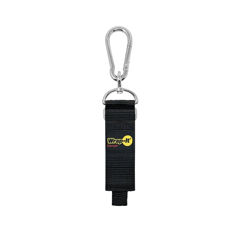 Wrap-It Storage Hook 'n Hang 100-HNH-12BL Storage Strap, 1-1/2 in W, 12 in L, Black