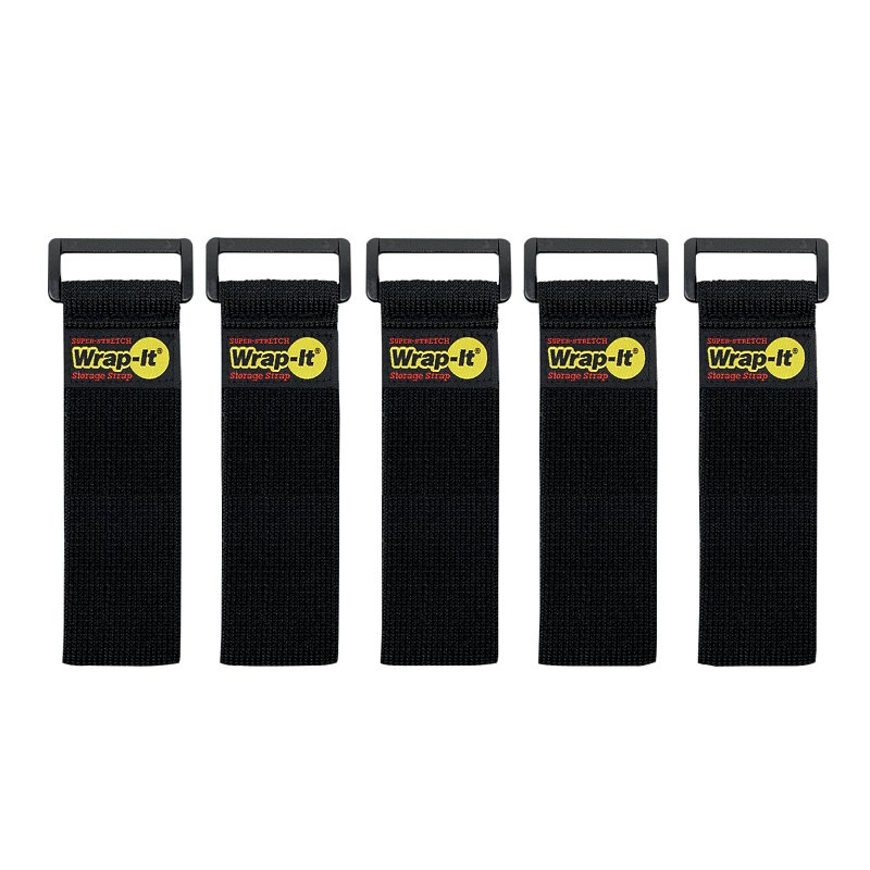 Wrap-It Storage 705-09B Storage Strap, 9 in L, Fastening Method: Hook and Loop