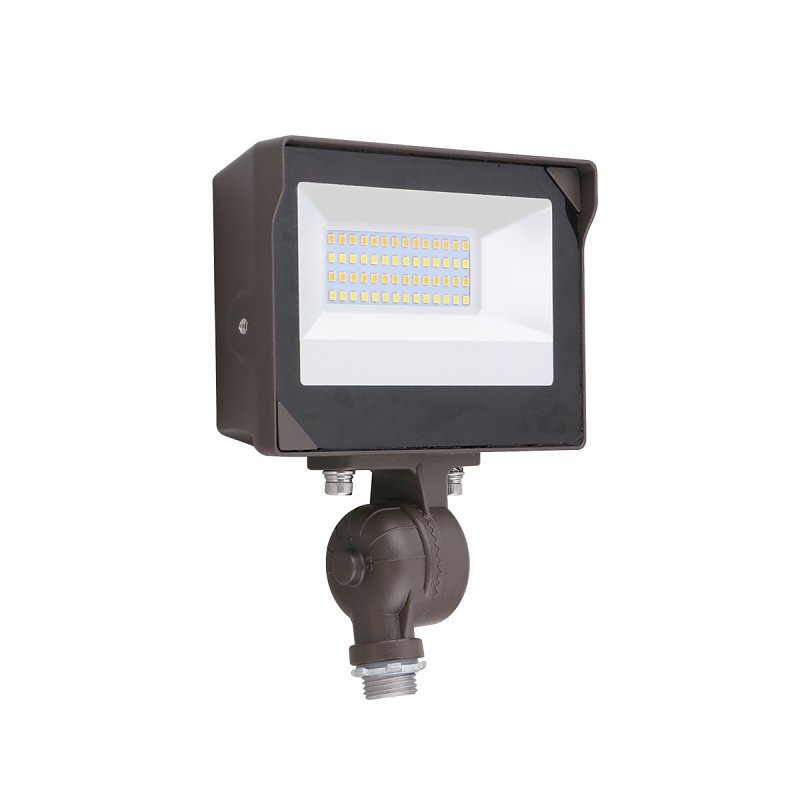 ETI VFLS Series 60218101 Security Flood Light, 120/277 V, 15 W, LED Lamp, 2000 Lumens, 3000, 4000, 5000 K Color Temp