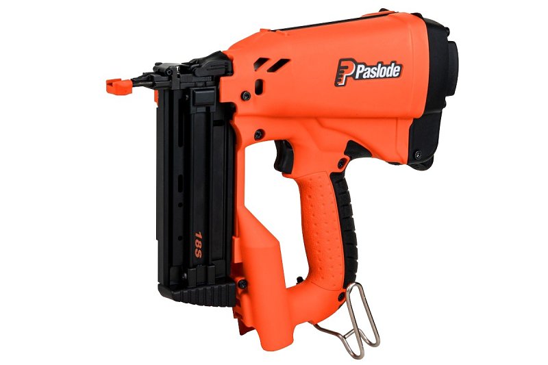 Paslode 918200 Cordless Brad Nailer, Battery Included, 7 V, 110 Magazine, Glue Collation, 18 ga Nail, Nail Fastener