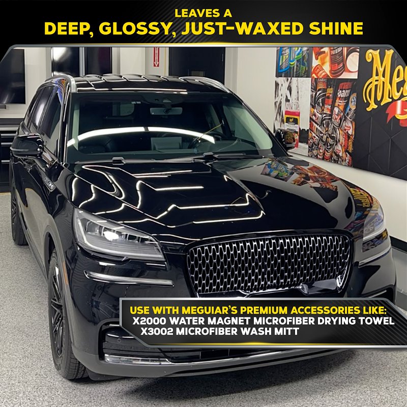 Meguiar's G17748 Ultimate Wash and Wax, 48 oz, Liquid, Sweet Cherry