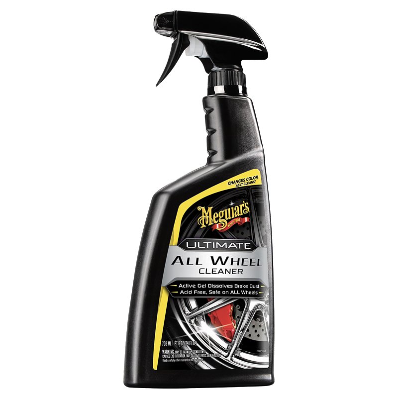 Meguiar's G180124 Ultimate All Wheel Cleaner, 24 oz, Liquid, Sulfurous/Vanilla