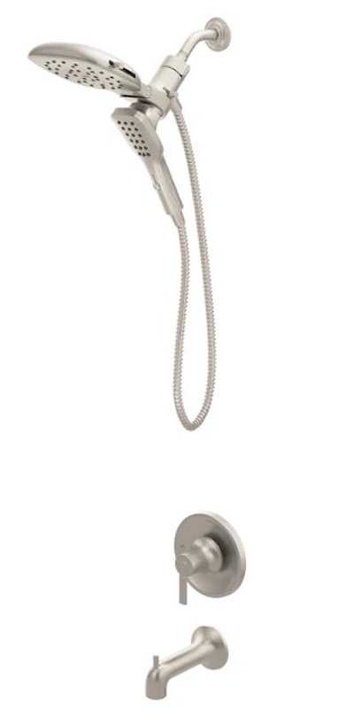 TUB&SHOWER FAUCET 1H SRBN 7IN