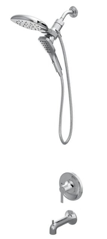 TUB&SHOWER FAUCET 1H CHRM 7IN