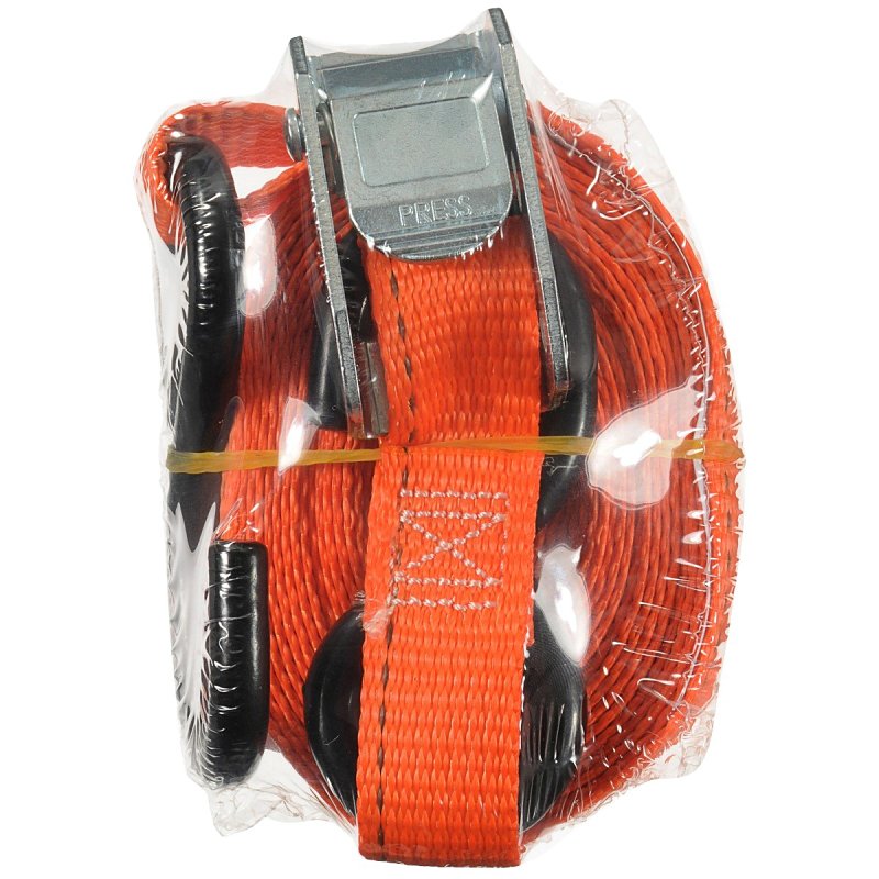 Keeper 89115 Tie-Down, 1 in W, 15 ft L, Orange, 400 lb Working Load, S-Hook End