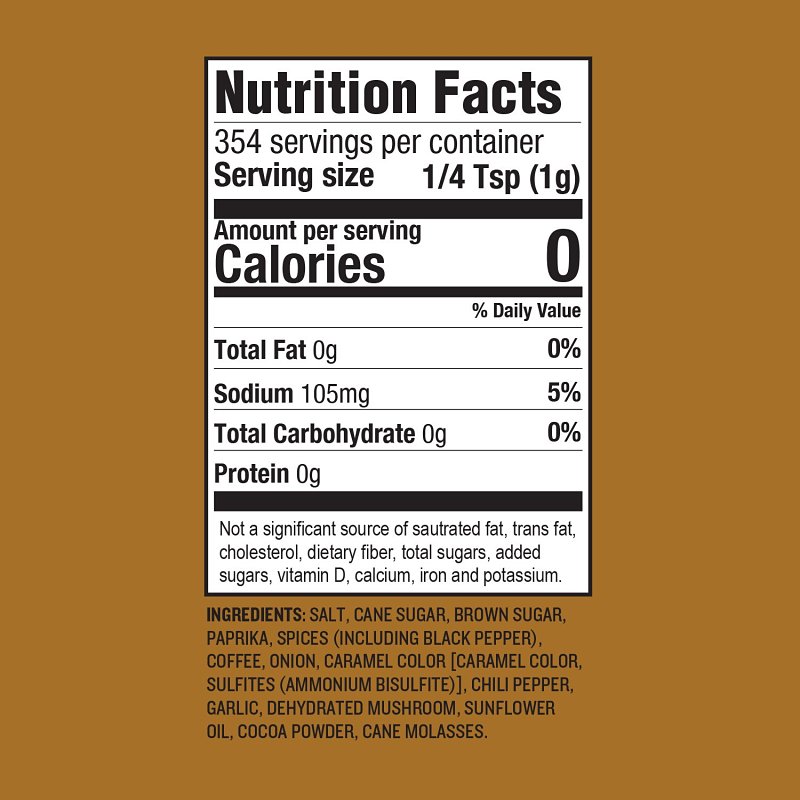 Traeger SPC260 Seasonings, Coffee Rub, 11.5 oz Tin