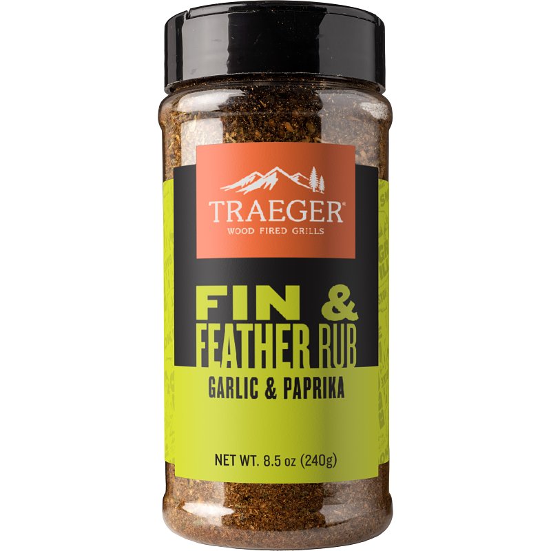 Traeger SPC261 Seasonings, Fin and Feather Rub, 10.1 oz Tin