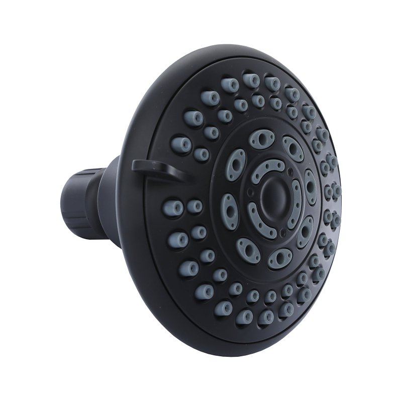 SHOWER HEAD 5-SPRAY MATTE BLK