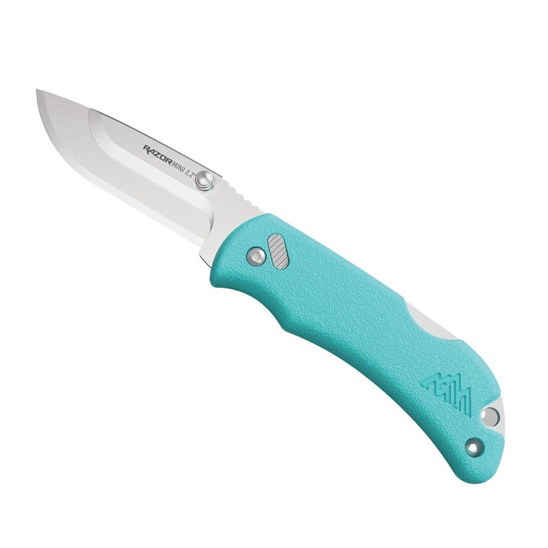 Outdoor Edge RazorMini, RazorSafe Series RMS22-2C Folding Pocket Knife, 2.2 in L Blade, Stainless Steel Blade