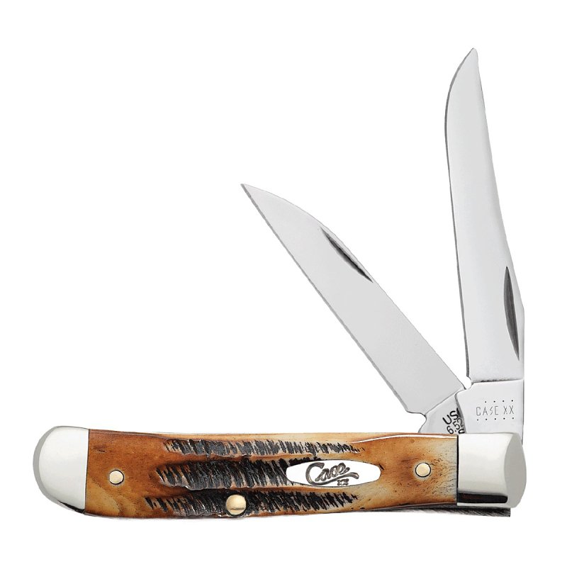 Case XX 65305 Mini Trapper Knife, 2.7, 2.74 in L Blade, Tru-Sharp Surgical Stainless Steel Blade, 2-Blade