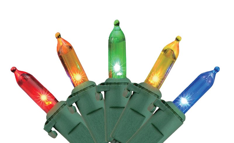 Santas Forest 36035 Chaser Light, 125 V, 150-Lamp, Multi-Color, 20,000 hr Average Life, 40 ft L