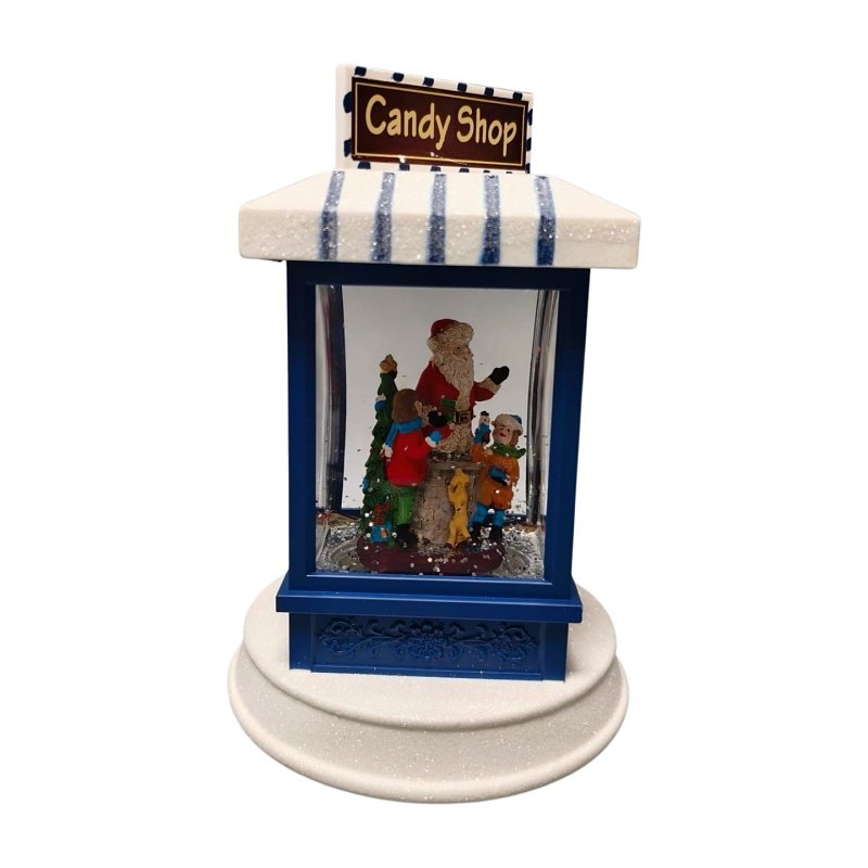 CHRISTMAS SHOP SNOW GLOBE 7IN
