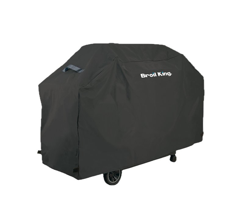 Broil King Select Series 67487 Grill Cover, 58 in W, 21-1/2 in D, 46 in H, Polyester/PVC, Black