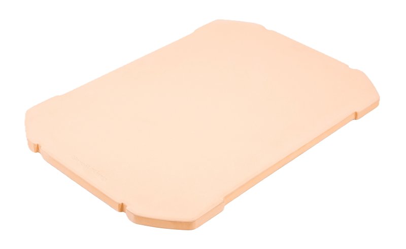 Broil King 69842 Pizza Stone, Rectangular, 18.8 in L, 14 in W, Ceramic, Beige