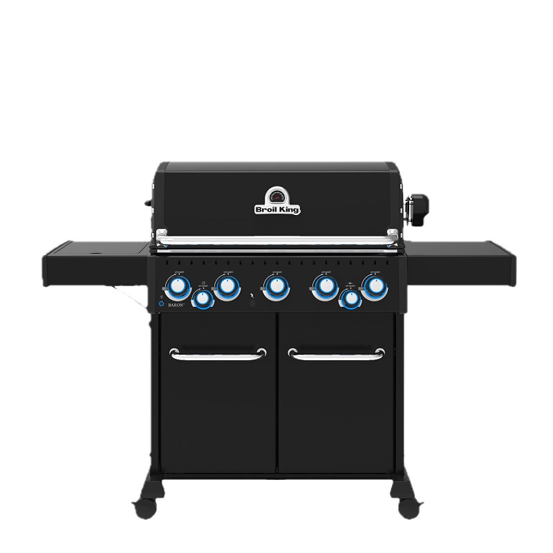Broil King Baron 590 Pro Series 675147 Gas Grill, 45,000 Btu, Natural Gas, 5-Burner, 570 sq-in Primary Cooking Surface