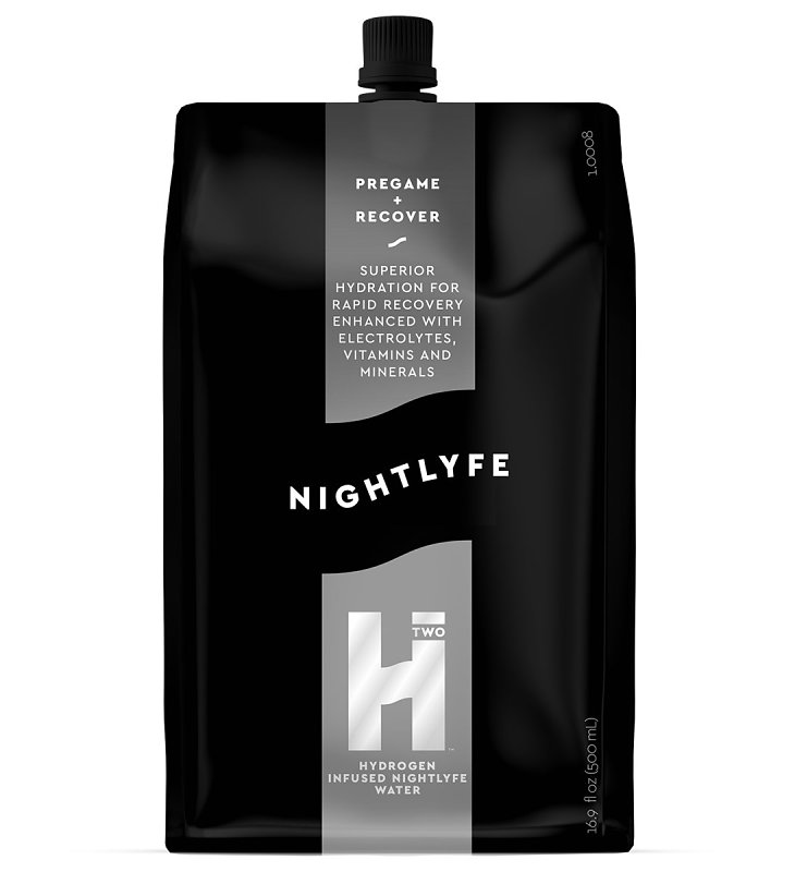 HTWO 1305 Nightlyfe Hydrogen Water, 16.9 fl-oz Pack