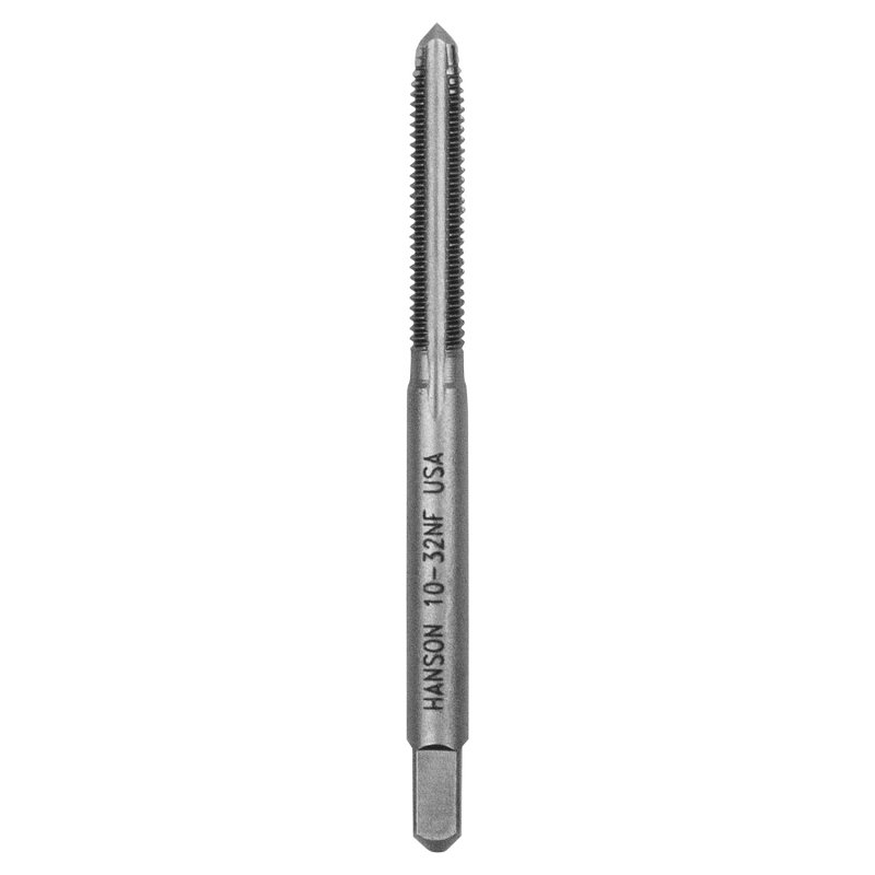 Irwin 8031 Machine Screw Tap, #10-32 NF Thread, Plug Tap Thread, 4-Flute, HCS