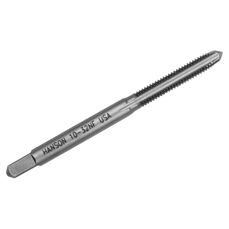 Irwin 8031 Machine Screw Tap, #10-32 NF Thread, Plug Tap Thread, 4-Flute, HCS