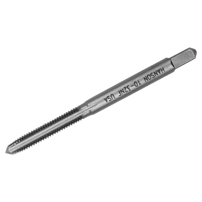 Irwin 8031 Machine Screw Tap, #10-32 NF Thread, Plug Tap Thread, 4-Flute, HCS