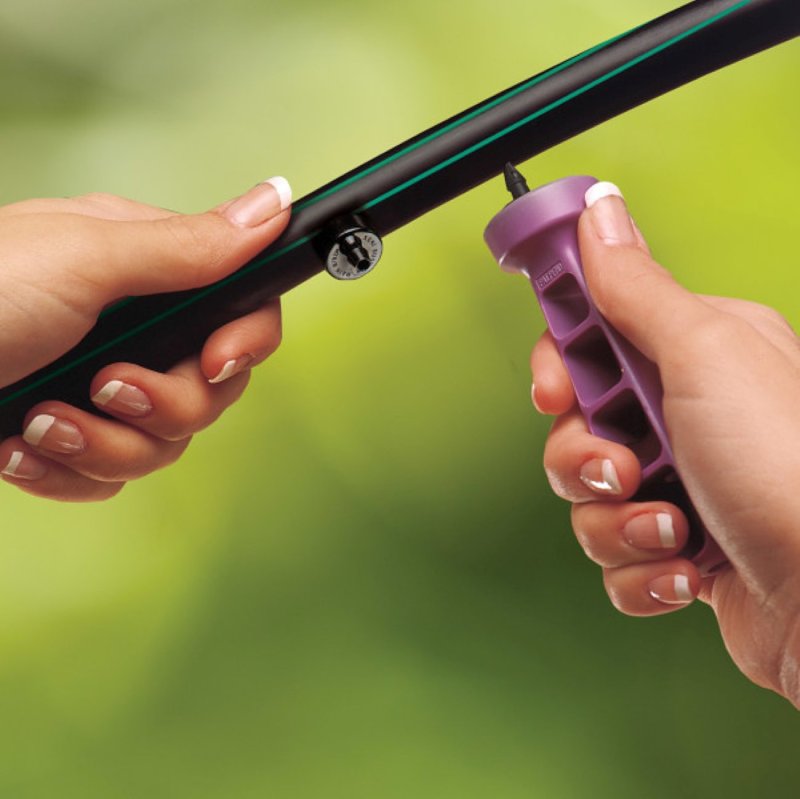 Rain Bird T63-100S Blank Distribution Tubing, 0.54 in ID, 100 ft L, Plastic, Black