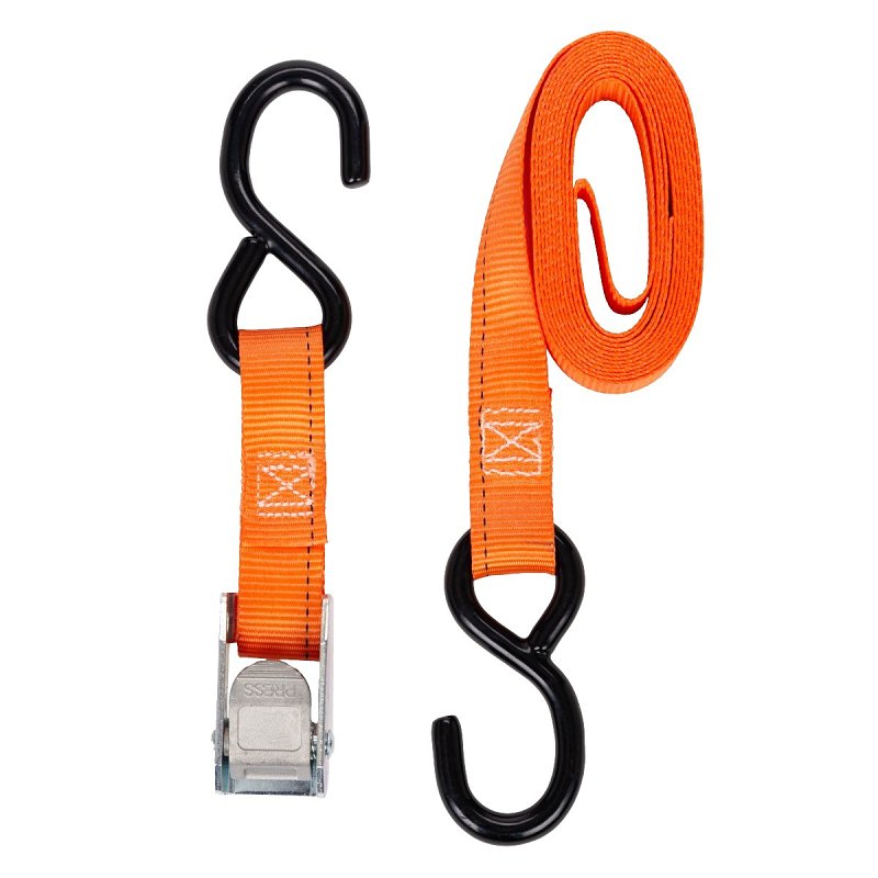 Keeper 05110 Tie-Down, 1 in W, 10 ft L, Nylon, Orange, 400 lb, S-Hook End Fitting