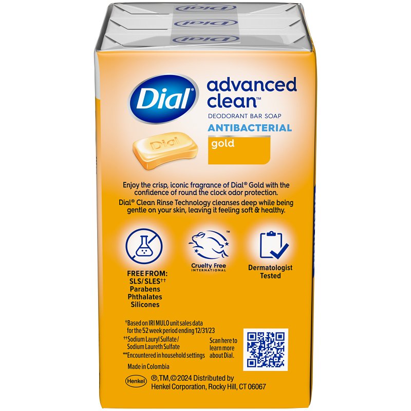 Dial Manufacturing 1095248 Bar Soap Gold, Gold, Mild, 4 oz