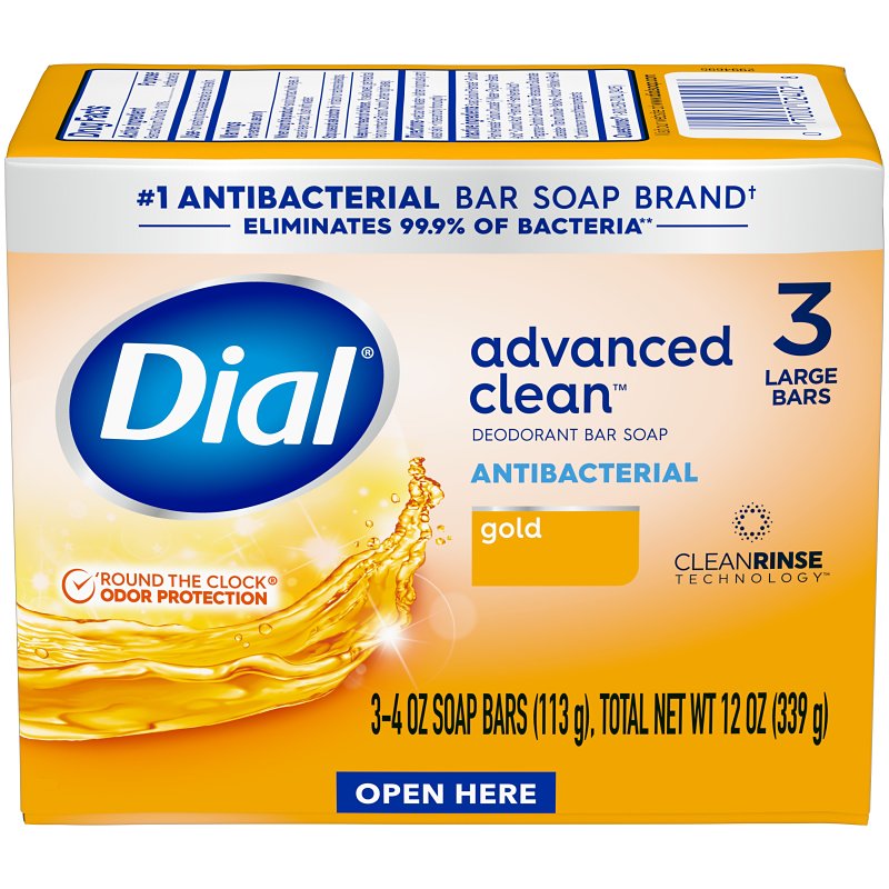 Dial Manufacturing 1095248 Bar Soap Gold, Gold, Mild, 4 oz