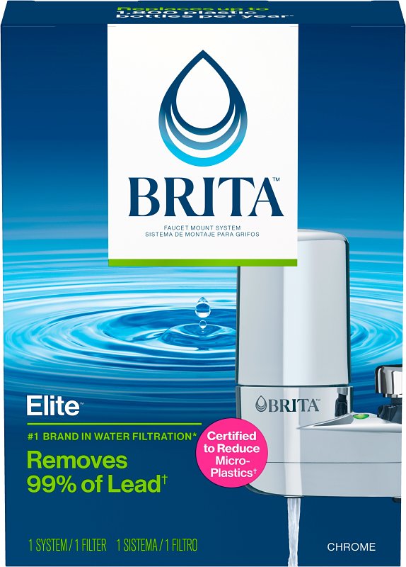 Brita 35618 Water Filter, 6 in L x 2.38 in W x 8.25 in H Dimensions, 100 gal