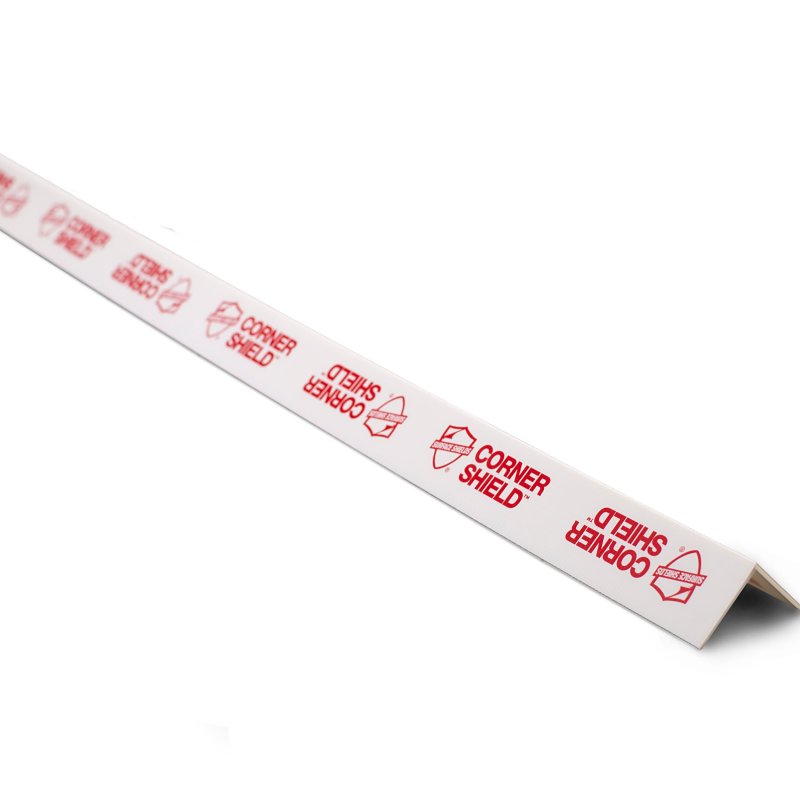 Surface Shields CNS2548 Corner Shield, 48 in L, 2-1/2 in W, 4 mm Thick, Polypropylene, White