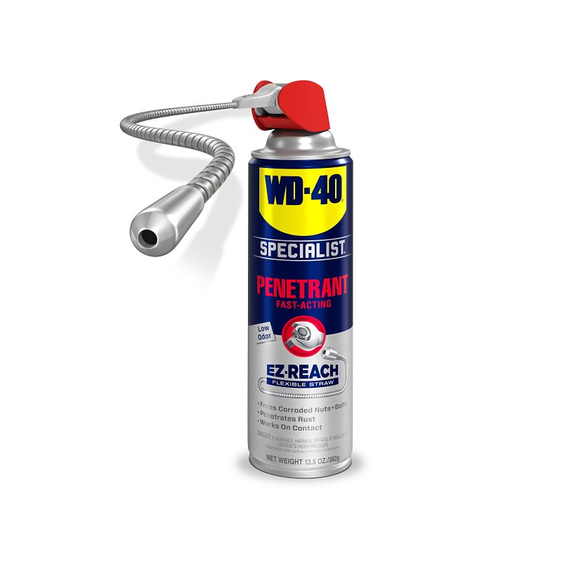 WD-40 Specialist 300486 Penetrant with Flexible Straw, 13.5 oz, Can, Liquid