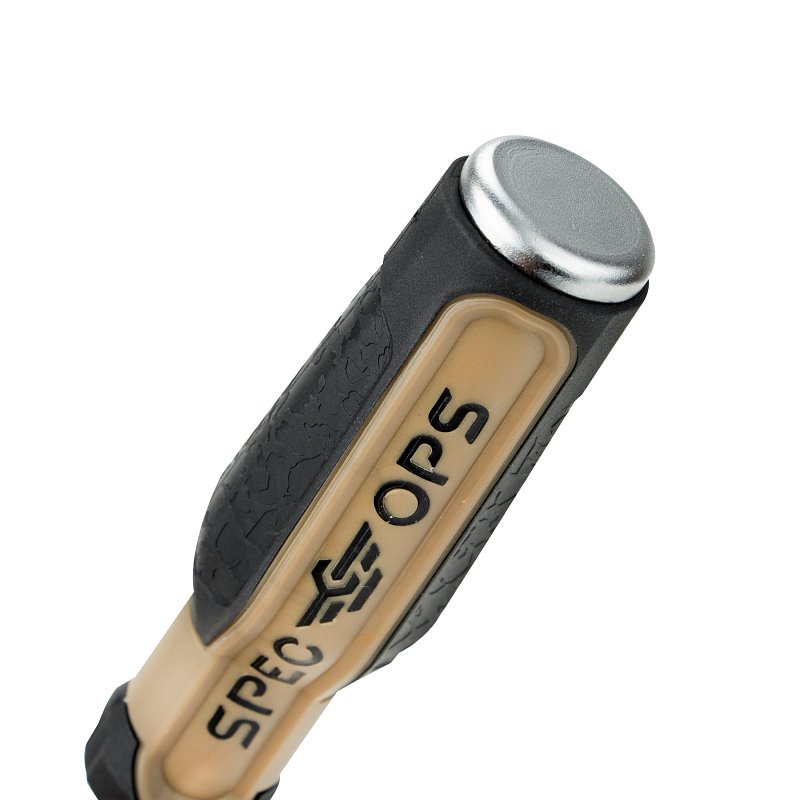 Spec Ops SPEC-C1-12 Bevel Edge Chisel, 1/2 in Tip, 9-1/8 in OAL, HCS Blade, Shock-Absorbing Handle