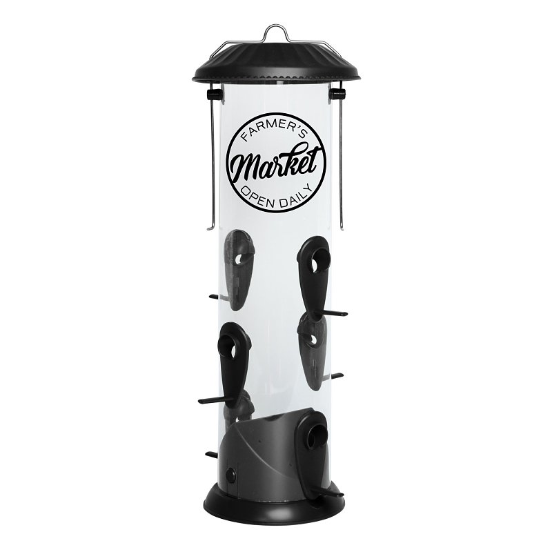 Nature's Way WWWPRB-DECO Tube Bird Feeder, 17 in H, Farmhouse, 3 qt