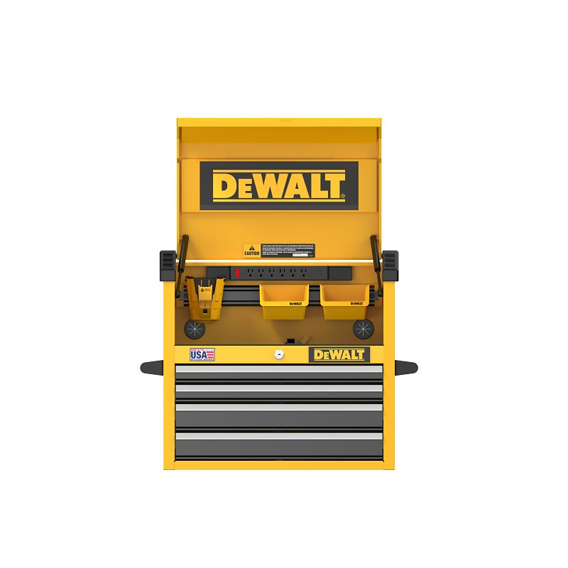 DEWALT DWST26041 Tool Chest, 2000 lb, 26 in OAW, Steel, 4 -Drawer