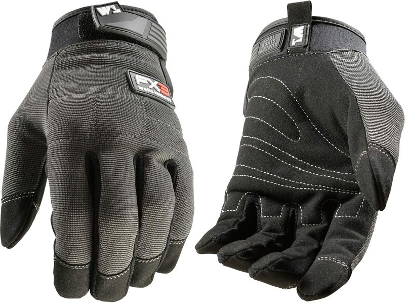 Wells Lamont FX3 7850XL All-Purpose Work Gloves, Men's, XL, Adjustable Cuff, Neoprene/Spandex/Synthetic Leather