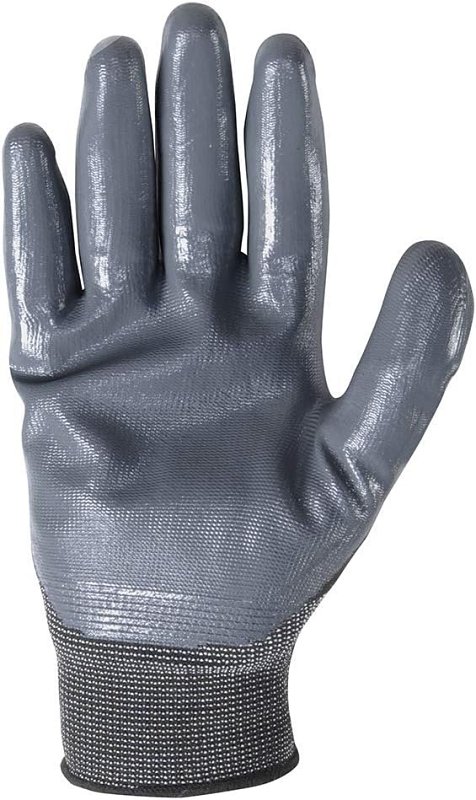Wells Lamont 546-XL Gloves, Men's, XL, Nitrile Glove, Gray