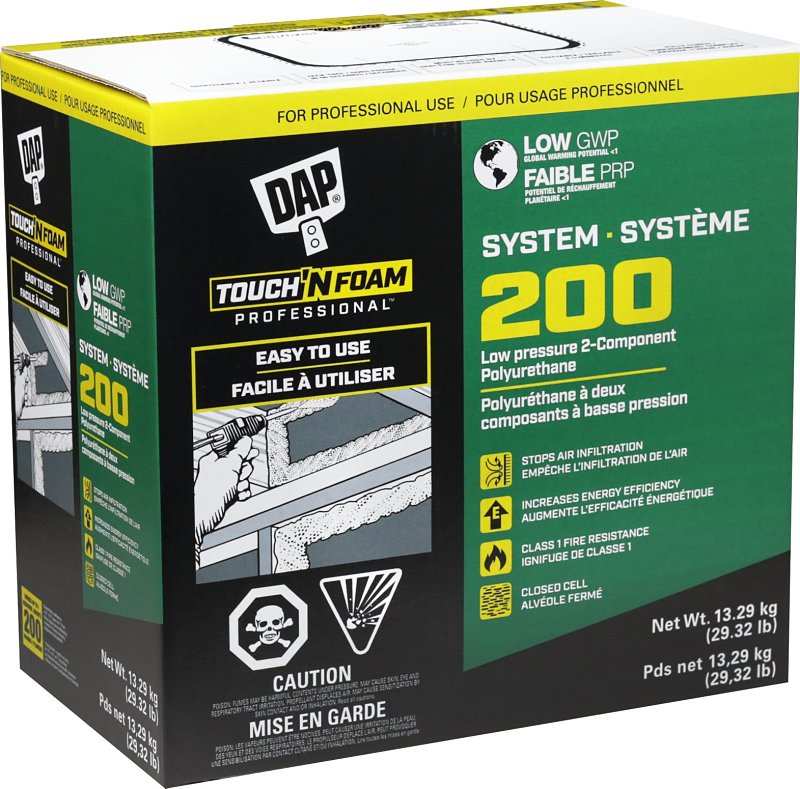 DAP Touch 'n Foam 7565029200 Professional Low GWP Foam Kit, Cream, 200